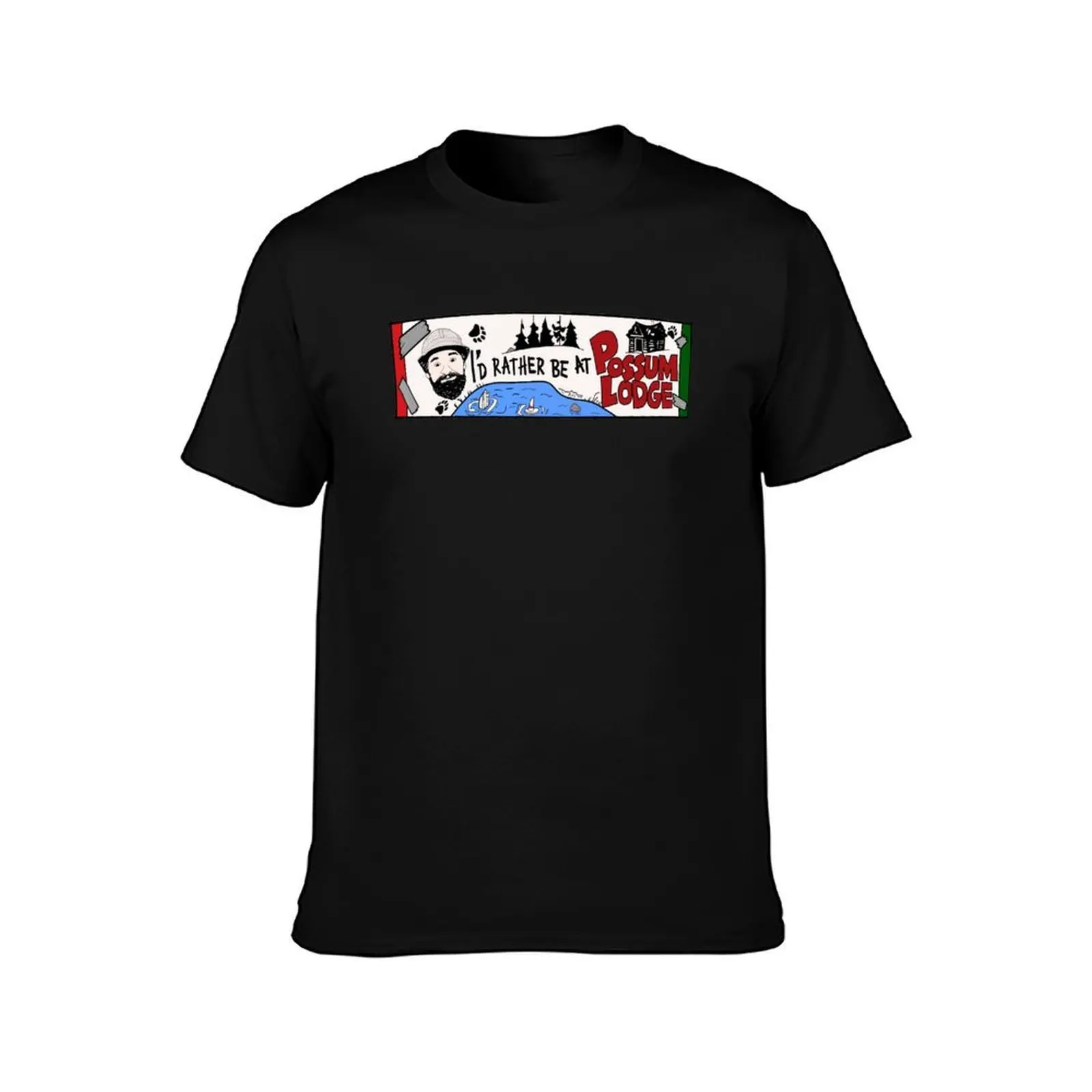 Possum Lodge. T-Shirt High Elasticity Sports Tee Shirt T-Shirt