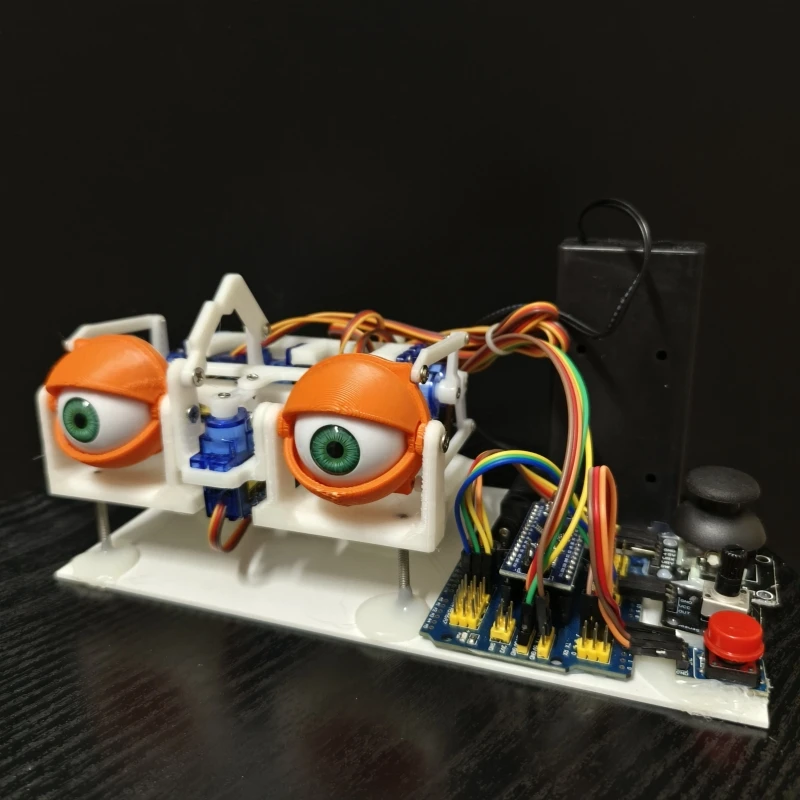 Arduino Bionic Eye ตาจำลองที่สามารถตั้งโปรแกรมได้, หุ่นยนต์เคลื่อนที่เชิงกล, สิ่งประดิษฐ์สร้างสรรค์แบบโอเพ่นซอร์สอัจฉริยะ