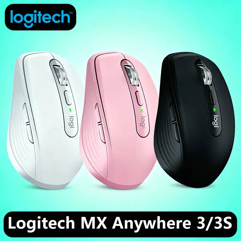 

Logitech MX Anywhere 3S Mouse, Bluetooth/Long Range, 70-Day Battery, MagSpeed Scroll Essential