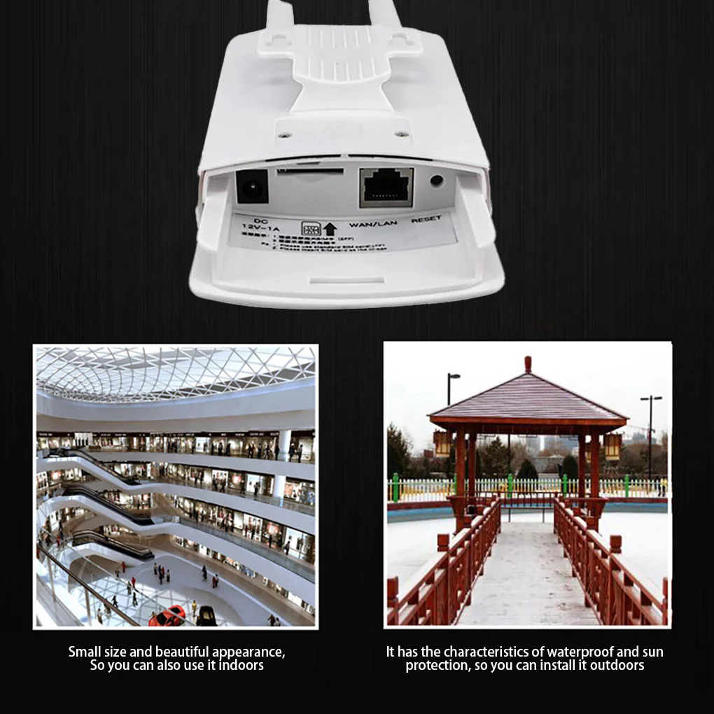 Professional Waterproof Router High Strength Home Hotspots Lightweight Signal Adapter Long Distance External Antenna