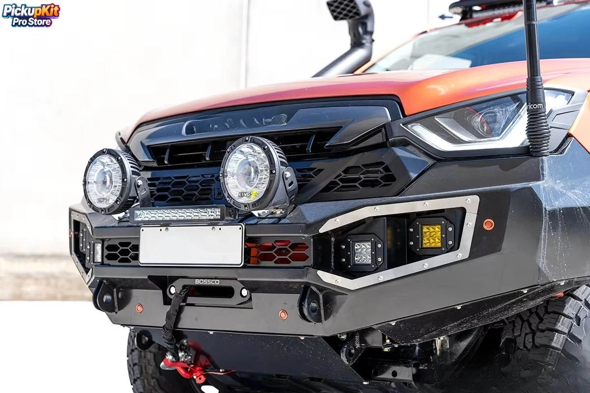 

Heavy‑Duty Steel Full‑Width Bull Bar Front Bumper for D‑Max 3rd Gen