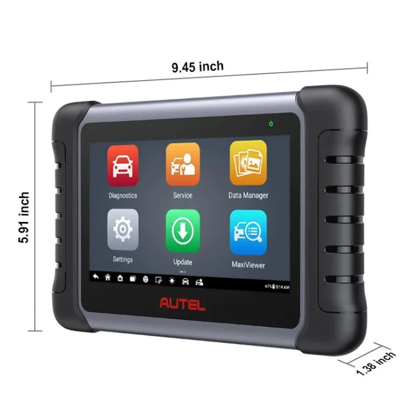 Maxicom MK808S بواسطة Autel ماسح ضوئي لتشخيص أخطاء السيارة بنظام كامل ومحلل المحرك
