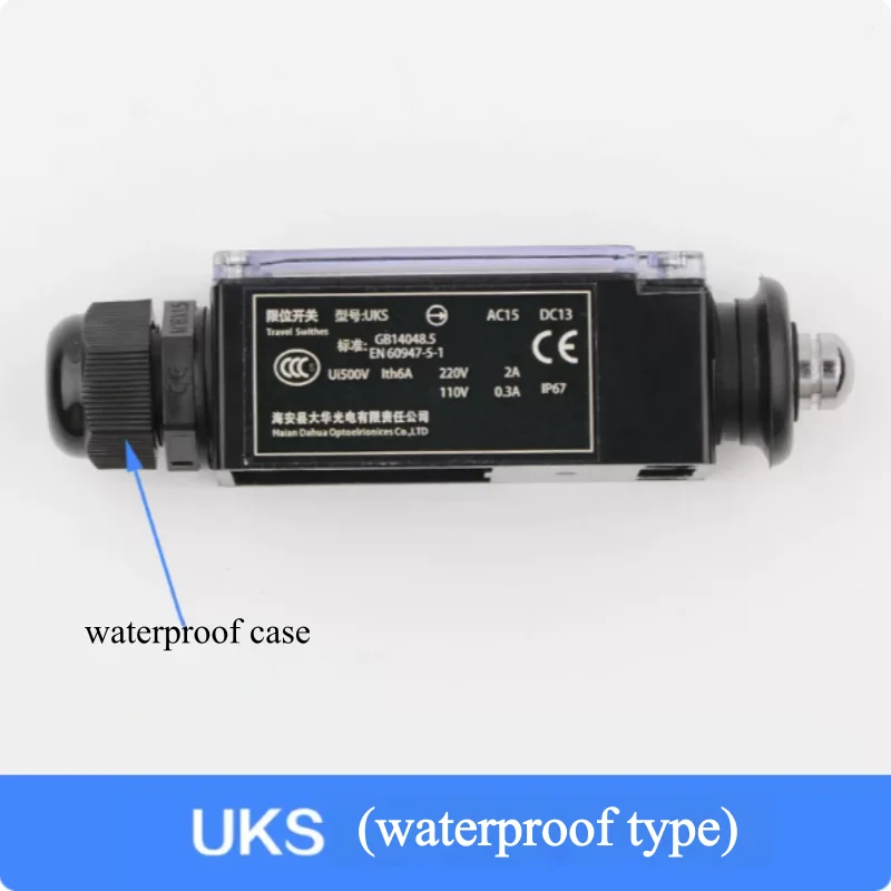 Waterproof type Safety Limit Switch UKS/UKT Buffer Speed Limiter Tension Sheave Elevator Spare Ac