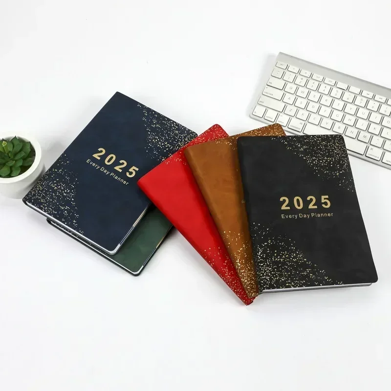 2025 English daily schedule book, Spanish calendar book notebooks  monthly planner  agenda  school organizer  planner supplies