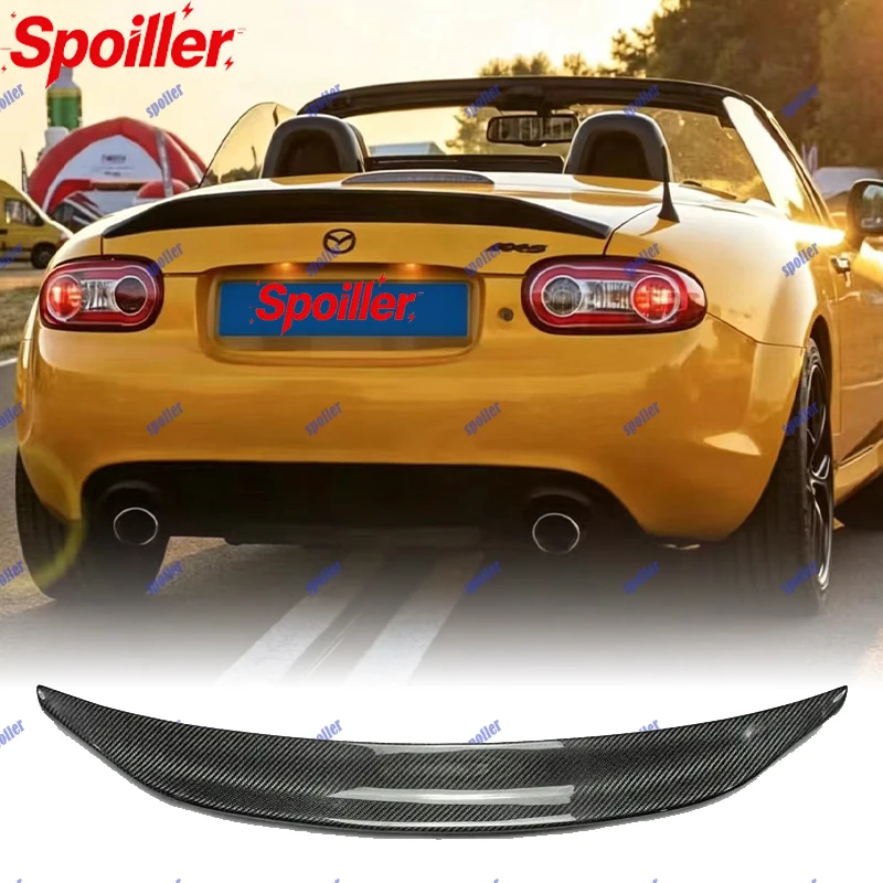 Suitable for 2009-2015 Mazda MX5 modified pressure tail, aerodynamic spoiler, 3W adhesive fixed wing