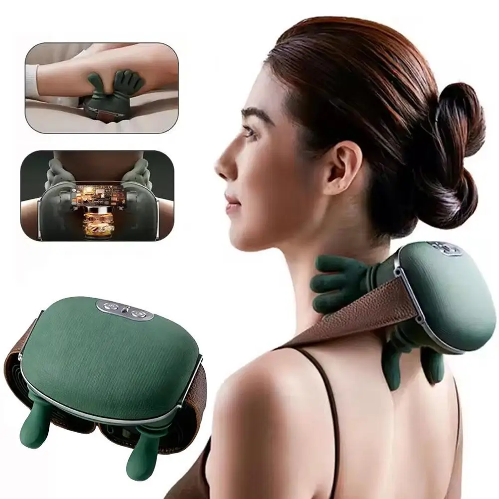 

Hand Shoulder Neck Massager Cervical Massager Trapezius Muscle Neck Massager Hot Compress Electric Cervical Massager