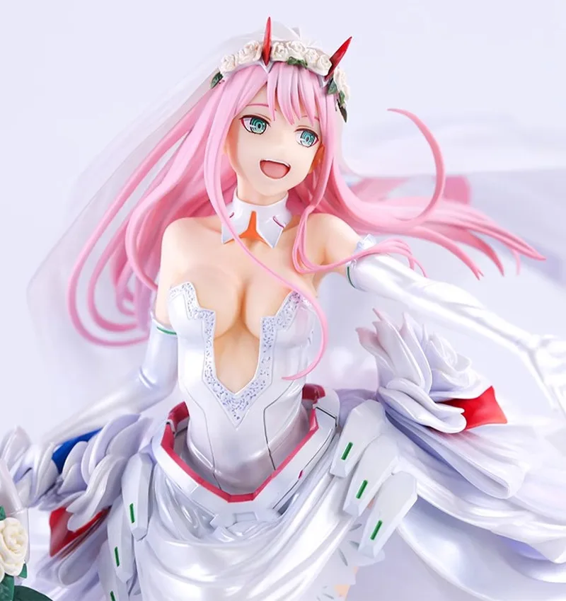 ฟิกเกอร์อนิเมะสาวน้อย Darling in the Franxx ขนาด 25 ซม. - รุ่นชุดแต่งงาน ของสะสม ตกแต่งโต๊ะทำงาน ของเล่น