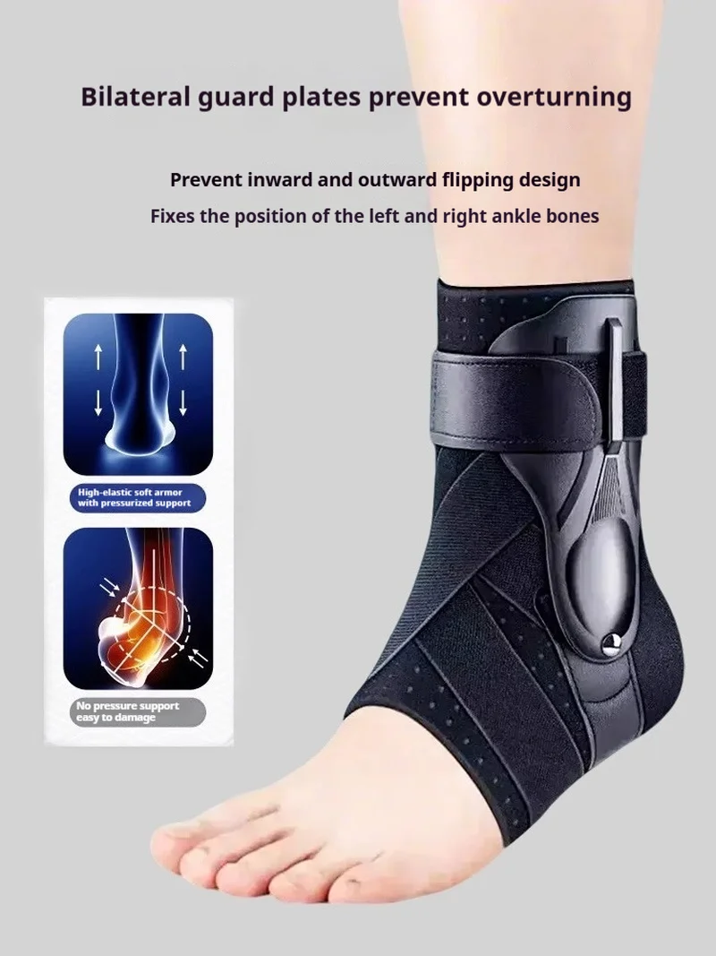 

Ankle Brace For Sprained Ankle Support With Side Stabilizers For Men Women Ankle Splint Stabilizer Recovery Tendonitis Tool
