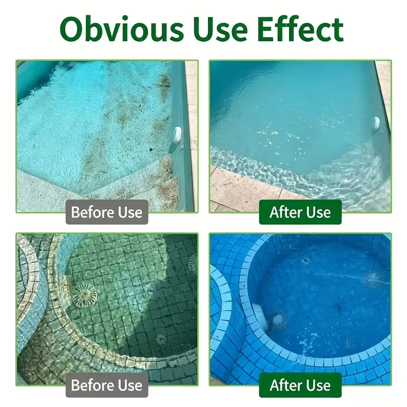 QIFENGHE Pool-Wasserklärer 100ml, Schnelle Klärung von Trübwasser, Leistungsstarke Sedimentabscheidung, Wiederherstellung von Kristallklarem Wasser – Detail 6