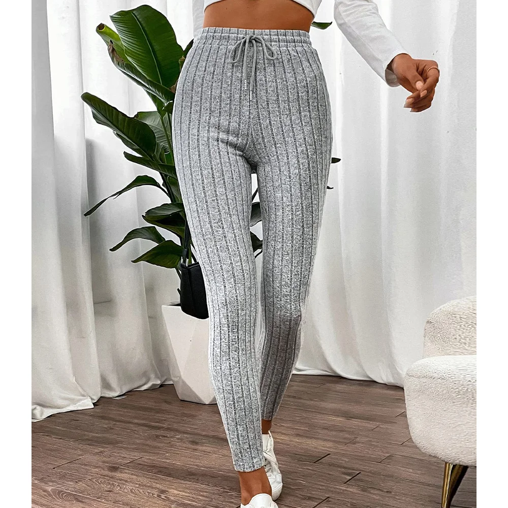 Casual womens yoga pants, 2024 autumn winter breathable yoga clothes, tight fitting high waisted sports leggings striped pant