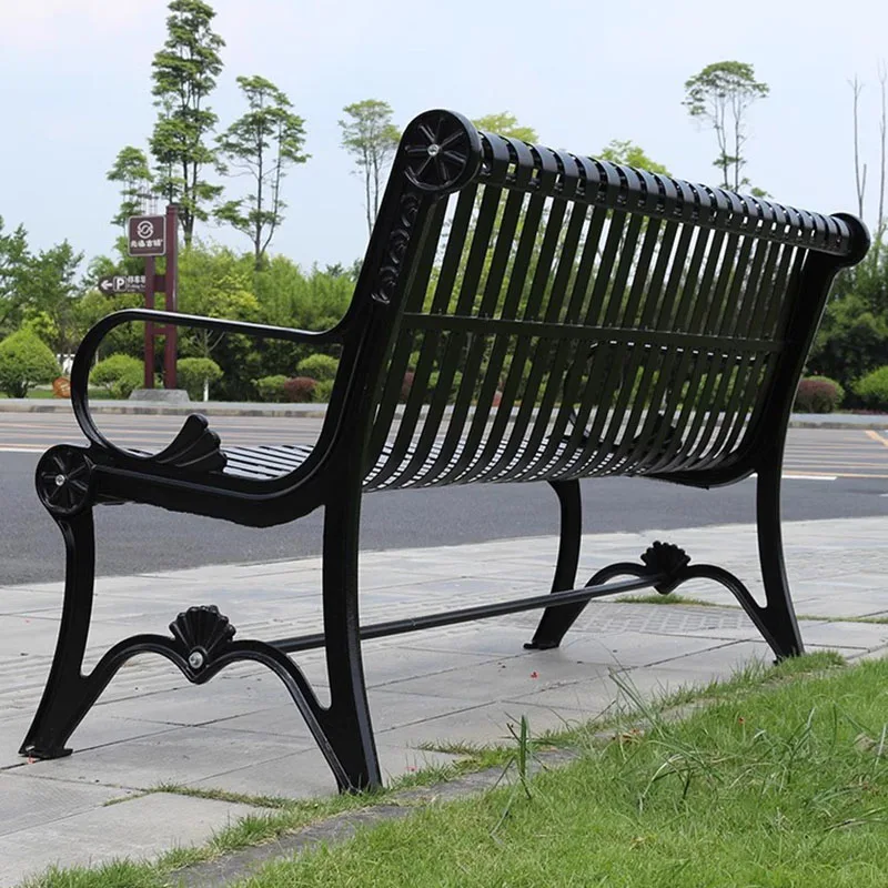 Chair for Balcon Outdoor Iron Gardening Stool Lounge Garden Sofa Porch Swing Living Room Armchairs Balcony Furniture Rocking Bed