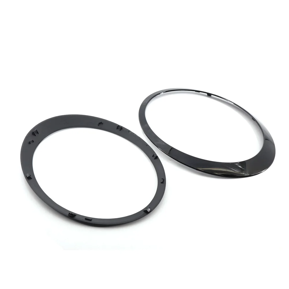 Headlamp Bezel Light Trim Ring For Mini Cooper R56 R57 2007-2015 Black Headlight Trim 51137149905 51137149906