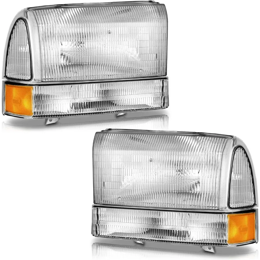 

Фара в сборе, совместимая с 99-04 Super Duty F250 F350 F450 F550, фара для замены автомобиля Excursion 1999-2004 гг.