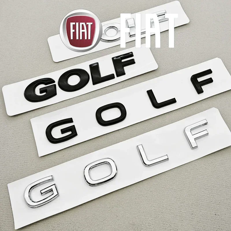 

3D ABS Logo Golf Emblem Letters Badge For Volkswagen VW Golf 4 5 6 7 8 MK4 MK5 MK6 MK7 MK8 Car Rear Trunk Sticker Accessories