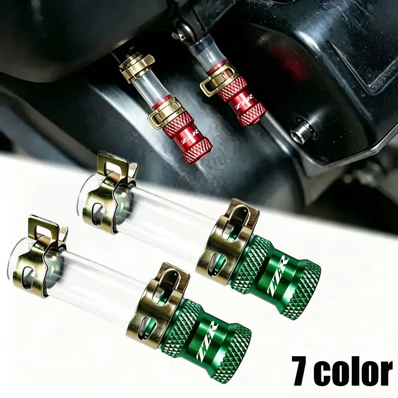 For Kawasaki ZZR250 ZZR600 ZZR1200 ZZR1400 ZZR 250 600 1200 1400 Motorcycle Parts Air Filter Modification CNC Drainage Pipe