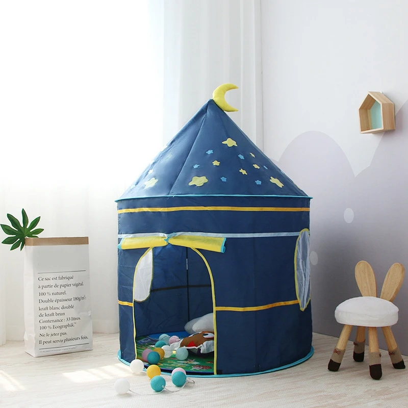 Kids Play Tent Princess Castle Playhouse With Carry Bag Portable