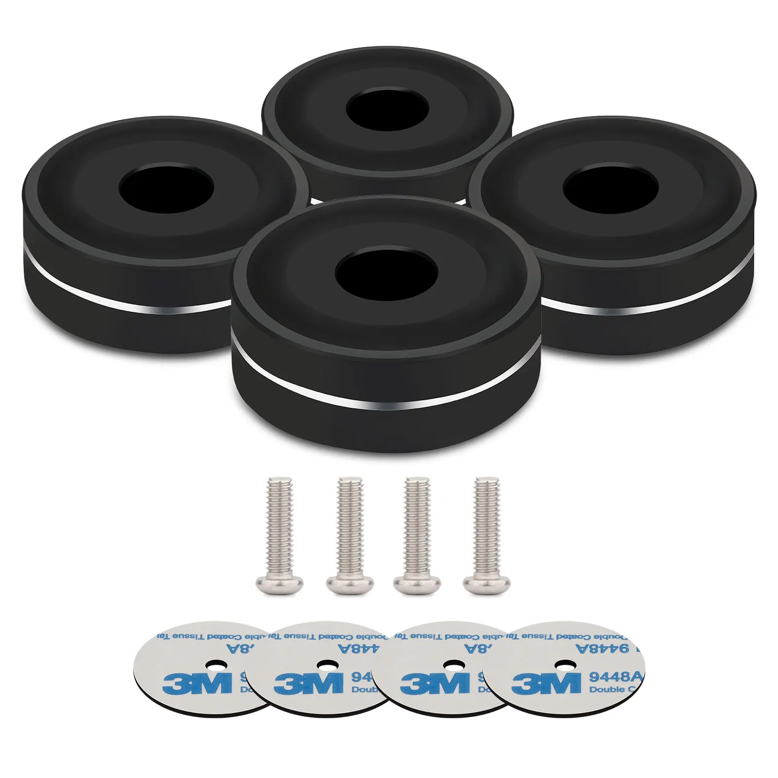 Preffair Aluminum Isolation Feet SP4010/SP4015 HiFi Speaker Pad For DAC Stereo Audio Speakers Amplifier 40x20/15mm