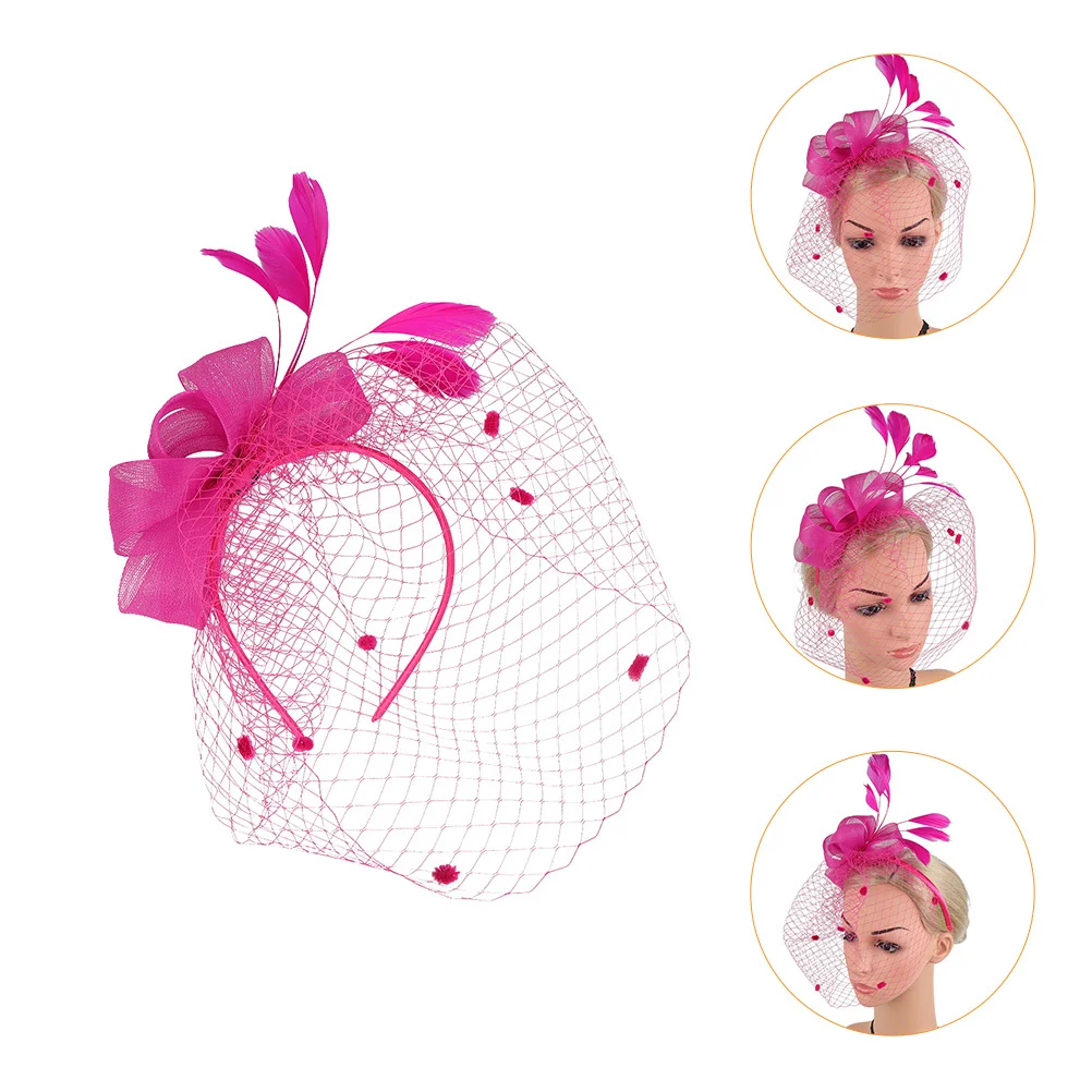 1 قطعة صافي تول الشعر زهرة دبوس الشعر حفل زفاف الزفاف غطاء الرأس النساء أغطية الرأس موضة إكسسوارات الشعر #2