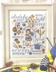 MM201245 Home Fun Cross Stitch Kit Package Greeting Needlework Counted Cross-Stitching Kits New Style Joy Sunday Kits Embroidery