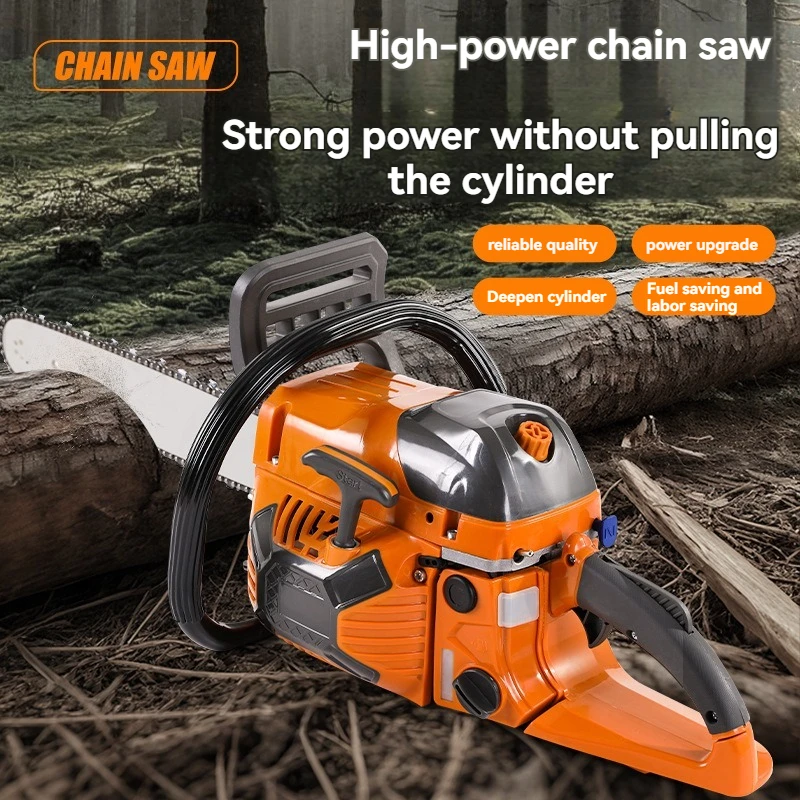 Portable multifunctional chain saw, one handed oil chain saw, woodworking tool cutting machine, professional chain saw for sale
