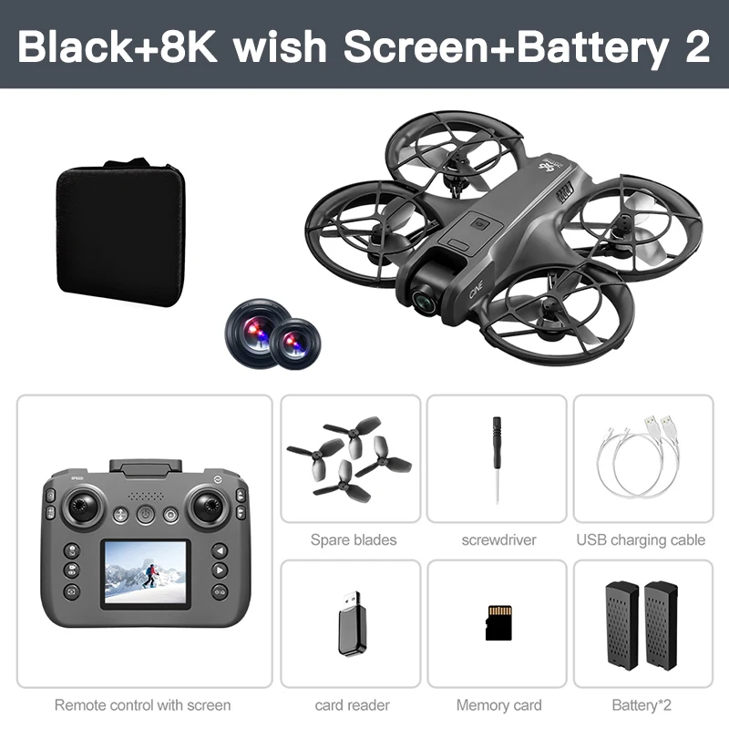 Xiaomi V666 Mini Drone 4K Professional Aerial 8k Dual Camera Intelligent obstacle avoidance  Brushless Quadcopter Kid RC Toy