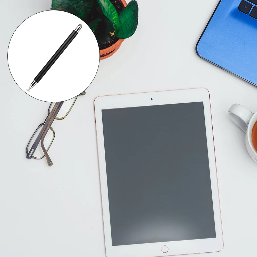 Magnetic Stylus Pen Disc Touch Screen Pencil Universal Stylus For Smartphones Tablets Replaceable Tip 360° Rotation Compatible