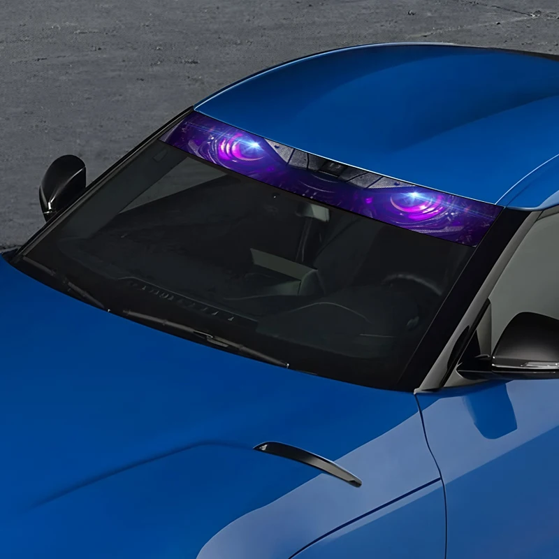 Уникальная наклейка на переднее лобовое стекло вашего автомобиля, предназначенная для привлечения внимания. Это водонепроницаемость, устойчивый к царапинам.