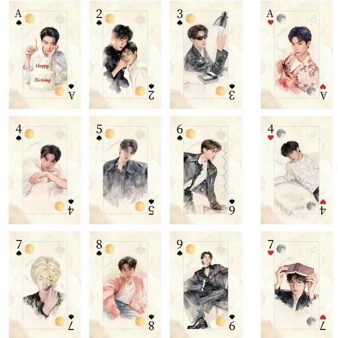 

Новый Tian Xuning Ziyu окружающий изображение высокого разрешения для покера, карточные вентиляторы для игр, поддержка домашней работы