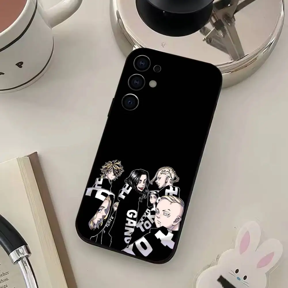 T-Tokyo Anime r-reeveng-gers coque de téléphone pour Samsung S25, S24, S21, S22, S23, S30, Ultra, S20, Plus, Fe, Lite, Note, 10.9,5G couverture noire