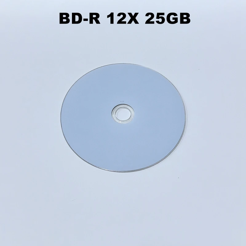 1PCS Ritek BD-R 12X 25GB Printable Blu-ray Blank Disc Recordable 1-12X 130Min Recording Blu-ray disk