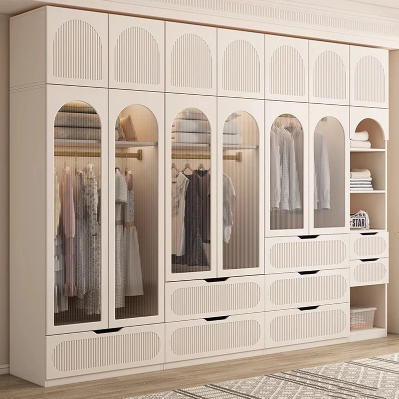 Dressers Modern Wardrobes Luxury Storage Display Hanging Wardrobes Apartment Living Room Mueble Para Colgar Ropa Home Furniture