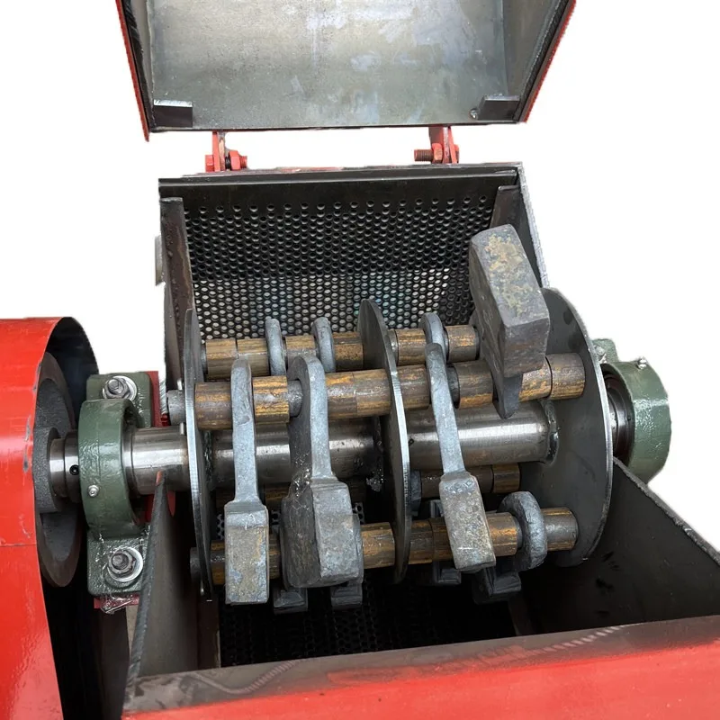 Portable Hammer Crusher For Construction Waste Concrete Brick Glass And Cement Block Crushing Recycling