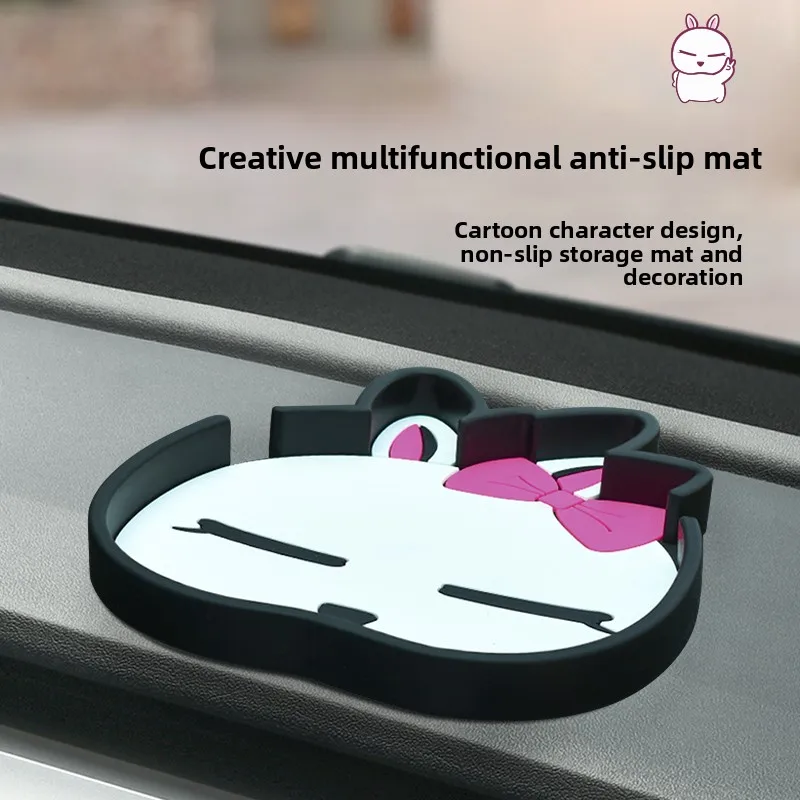 

Car Decoration Central Control Dashboard Mobile Phone Anti Slip Pad Car Interior Cartoon Storage