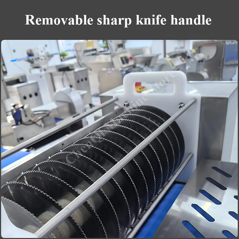 Vleessnijmachine Commerciële Volautomatische Bevroren Kip Eend Vis Snijmachine Varkensvlees Rundvlees Snijmachine Vleessnijmachine