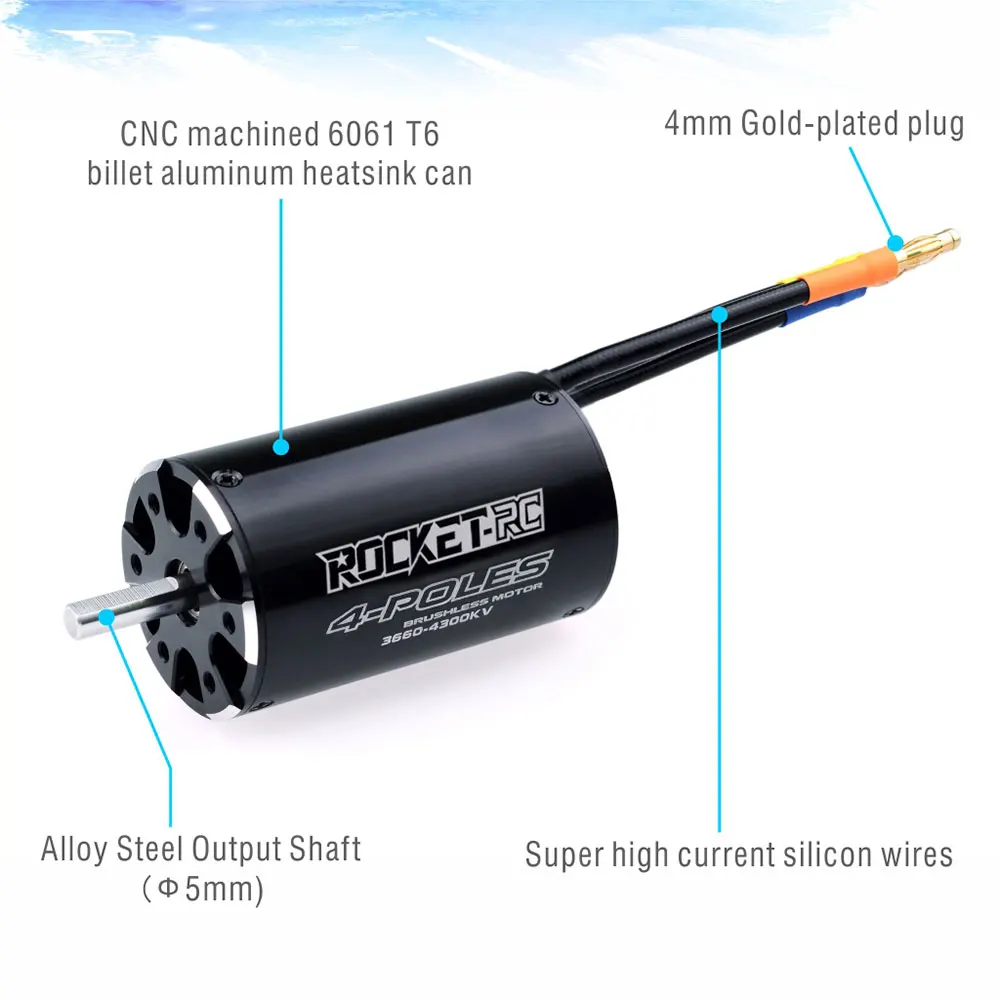 ロケット RC 3660 2600KV 3250KV 3670 1550KV 2280KV 3680 880KV 1100KV ブラシレスモーター M41 双胴船スパルタン 800mm-1000mm RC ボート用