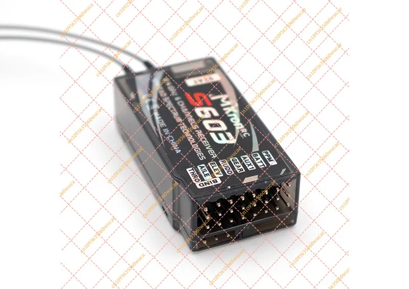 S603 6CH 2.4GHz RC Receiver, Compatible for  Spektrum DSM-X DSM2, PPM Output, Ultra-long Range AR6210 Alternative