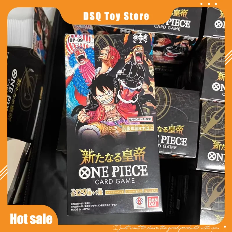 

Bandai One Piece Card Op-09 Supplementary Pack Ninth Japanese Edition Original Box The Ending Of One Piece New World