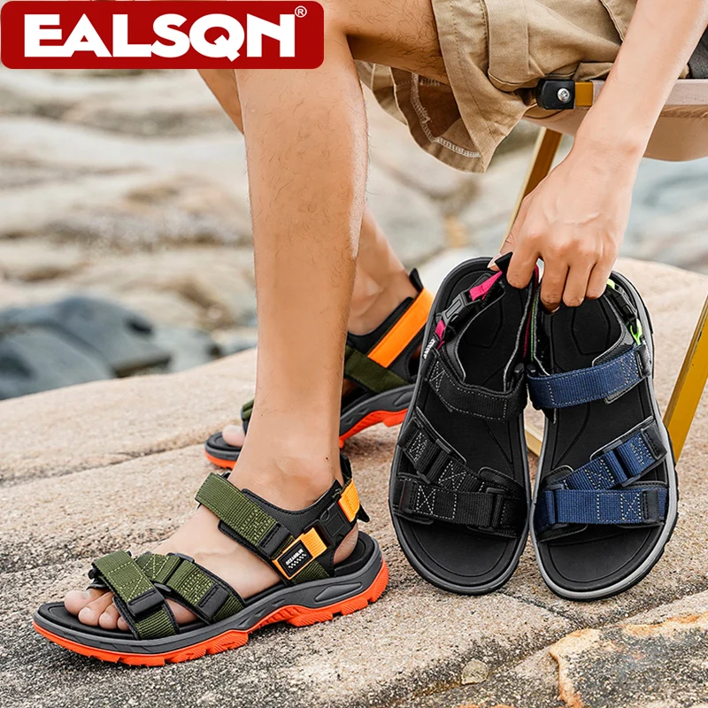 Summer Men Sandals Fashion Leisure Beach Holiday Sandals for Mens Lightweight Shoes New Outdoor Comfortable Casual Sandals image 2