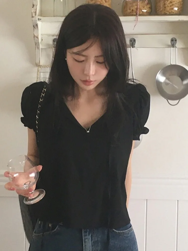 

White Summer Lightweight ort Sve irt Women's Sle Commute High End Sensation Ele able Unique Not Repeating