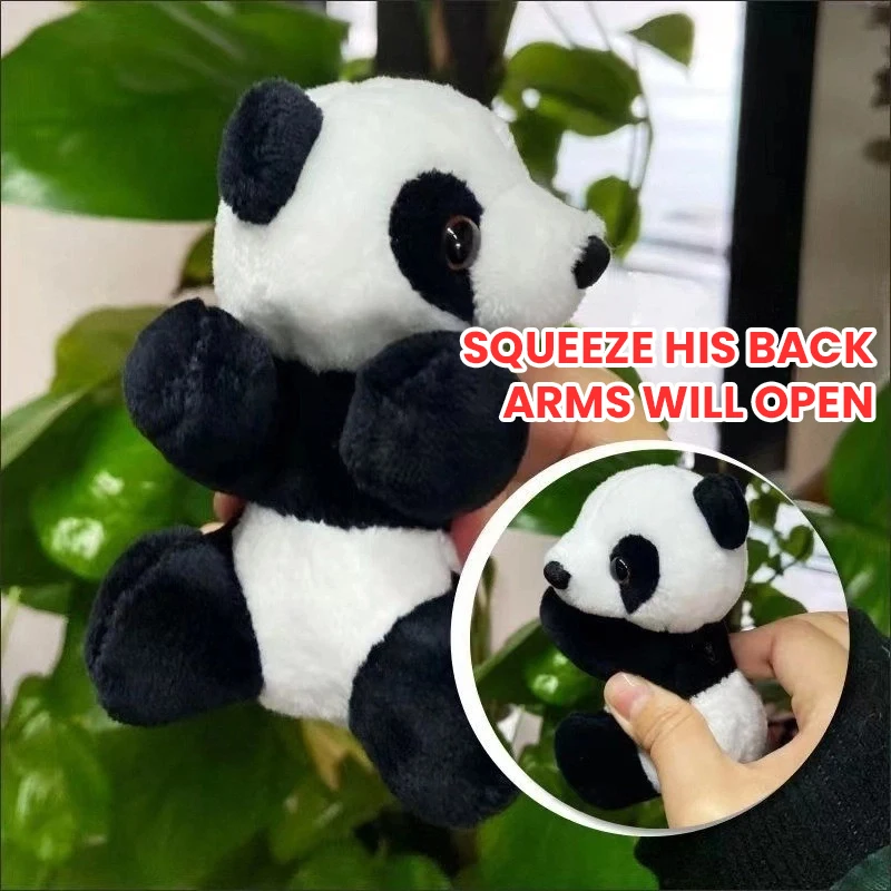 YHJ Cute Panda Memo Clip Catch Cartoon Plush Gift Hair Clip Claw Girl Hair Accessoires for Women