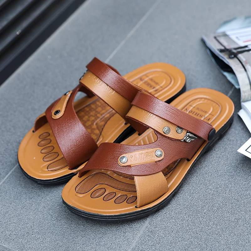 

Men's beach fashion sandals, anti-slip and wear-resistant sandals, size 39-44