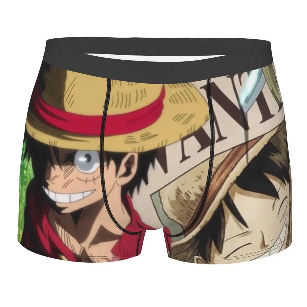 

Луффи Зоро Тони Чоппер аниме боксеры новинка нижнее белье трусы-боксеры кляп подарок для мужчины