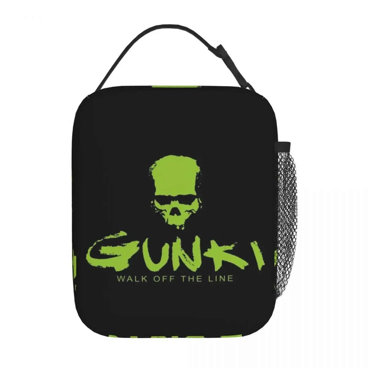 

Gunki Logo Insulated Lunch Bag for Women Waterproof Thermal Cooler Bento Box Beach Camping Travel