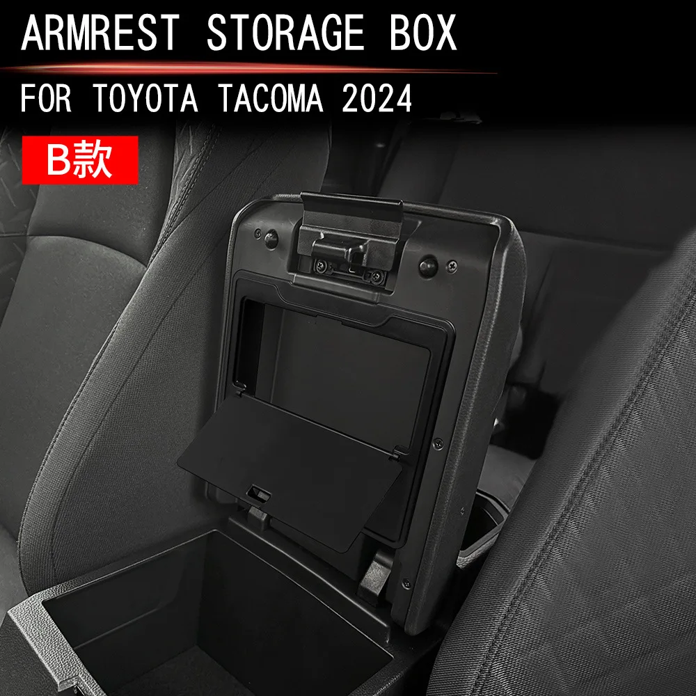 For 2024 Tacoma  Armrest Box Storage Modification For Toyota Tacoma 2024 Armrest Box Cover Concealed Storage Box