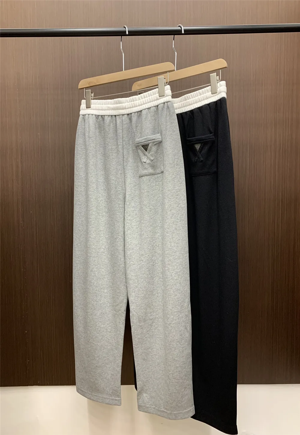 Women's Casual Pants Elastic High Waist Wide Leg Straight Sweatpants 2024 New B*C