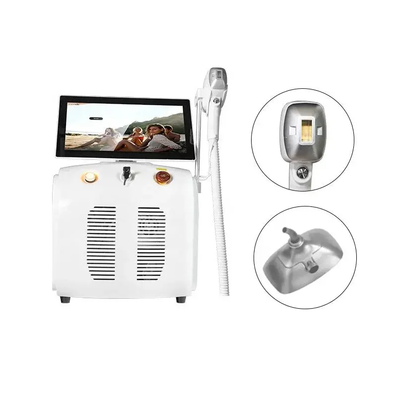 2024 draagbare professionele diode ijs titanium laser lichaam ontharing machine 808 755 Alexandrite apparatuur 3-wave permanente