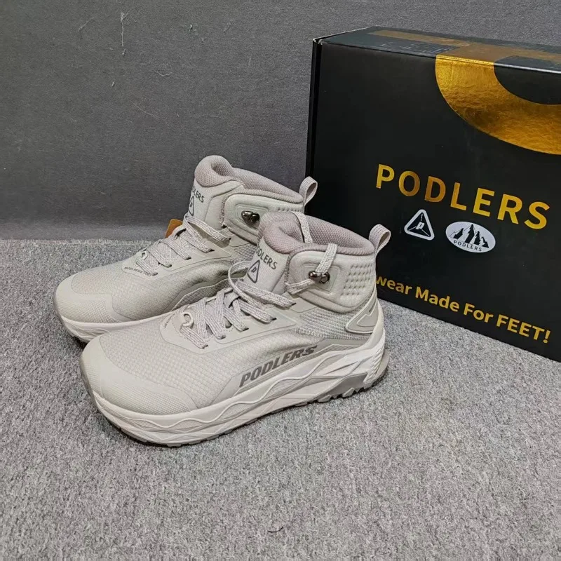 

2026 Winter Warm Hiking Shoes For Men High Top Outdoor Boots Mens Anti Slip Trekking Shoes Man Good Quality Mountain Shoe