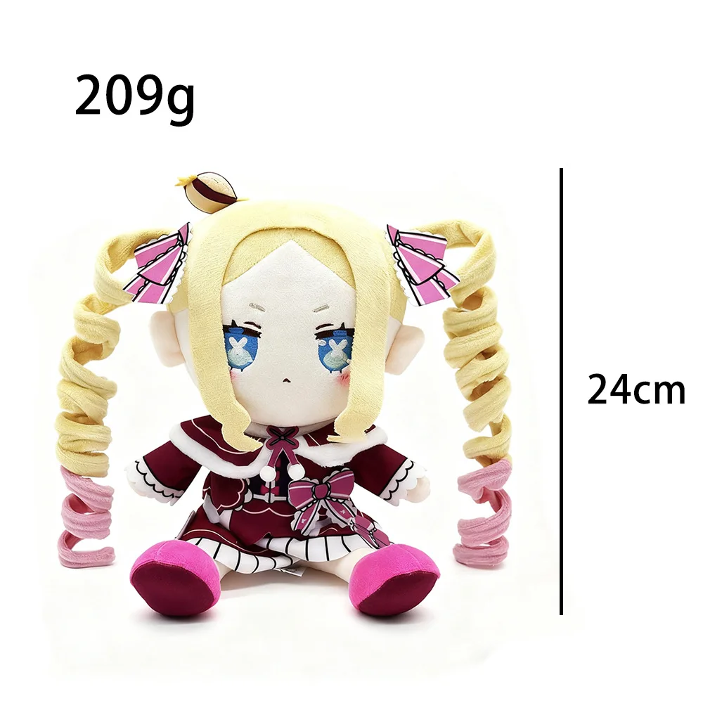 ตุ๊กตา Re:ZERO บีทริซ ขนาด 25 ซม. ตุ๊กตาผ้าฝ้ายอนิเมะน่ารัก การ์ตูน ตุ๊กตาฟิกเกอร์น่ารัก ของสะสม ตกแต่งบ้าน ของขวัญคริสต์มาส