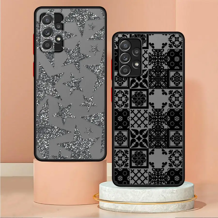 Carpet Patterns Case for Samsung Galaxy A54 A56 A55 A14 A23 A34 A36 A53 A35 A17 A52 A73 A33 A16 A15 A52S A72 Phone Cover