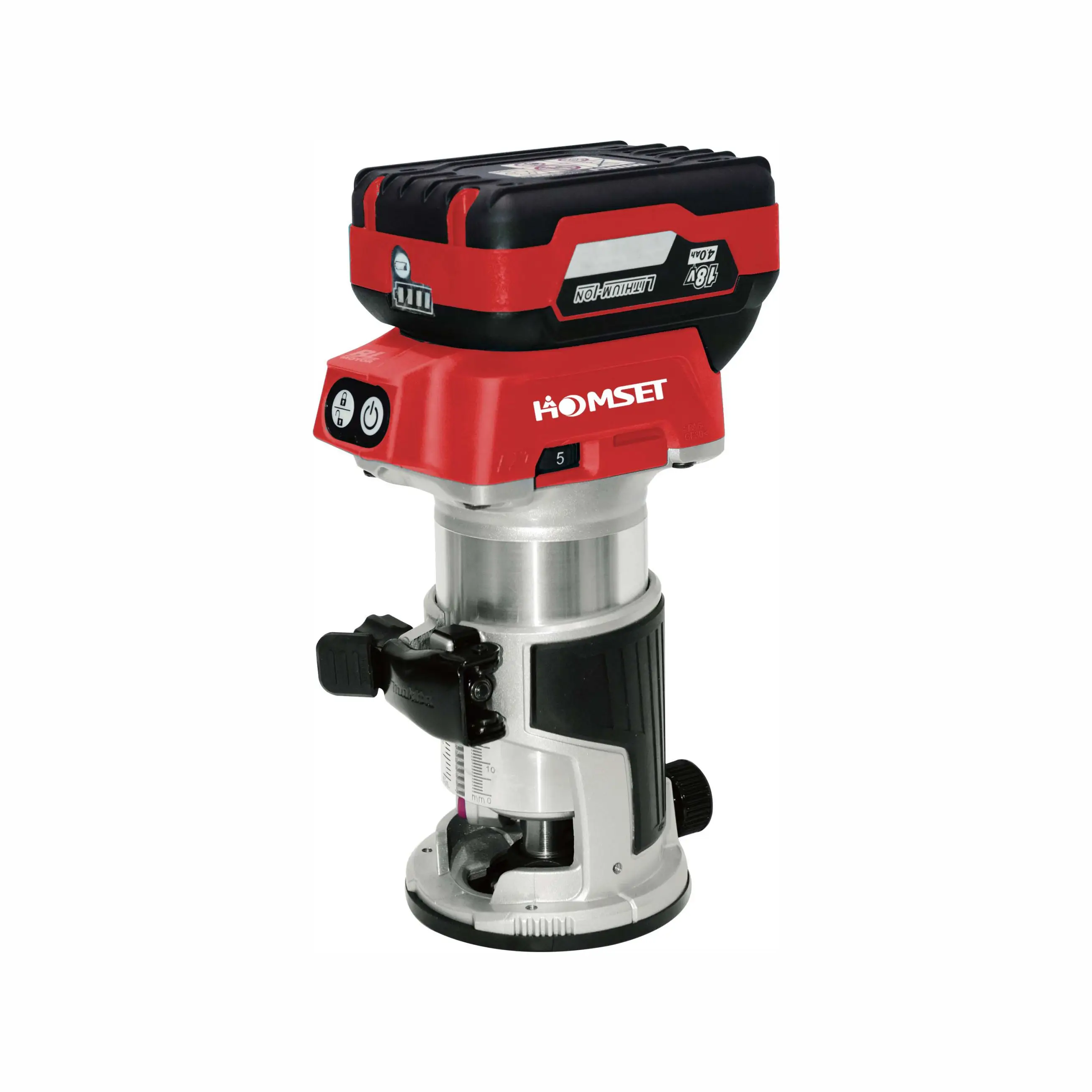 

Portable 18V Cordless Wood Trimmer Adjustable Speed Brushless Lithium Hand Router Trimming Machine